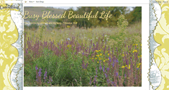 Desktop Screenshot of busyblessedbeautiful.blogspot.com