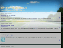 Tablet Screenshot of busyblessedbeautiful.blogspot.com