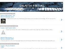 Tablet Screenshot of death-metal-archieves.blogspot.com