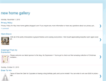 Tablet Screenshot of new-home-gallery.blogspot.com