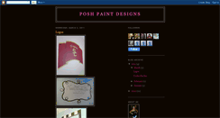 Desktop Screenshot of poshpaintblog.blogspot.com