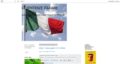 Desktop Screenshot of lesentenze.blogspot.com