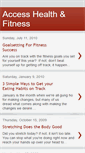Mobile Screenshot of accesshealthandfitness.blogspot.com