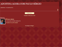Tablet Screenshot of paulosergiocomunicadorfm.blogspot.com