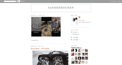 Desktop Screenshot of madame-sandkoernchen.blogspot.com