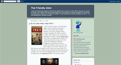 Desktop Screenshot of friendly-alien.blogspot.com