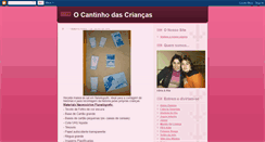 Desktop Screenshot of ocantinhodascriancas.blogspot.com