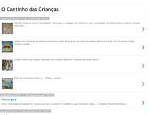 Tablet Screenshot of ocantinhodascriancas.blogspot.com