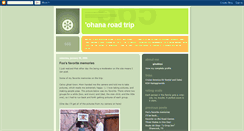 Desktop Screenshot of ohanaroadtrip.blogspot.com