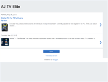 Tablet Screenshot of ajtvmobile.blogspot.com