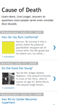 Mobile Screenshot of causeofdeathbook.blogspot.com