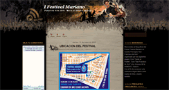Desktop Screenshot of festivalmarianosfa.blogspot.com