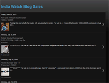 Tablet Screenshot of indiawatchblogsales.blogspot.com