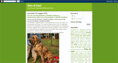 Desktop Screenshot of foto-di-cani.blogspot.com