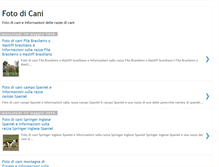 Tablet Screenshot of foto-di-cani.blogspot.com