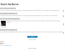 Tablet Screenshot of dustinmacburnie.blogspot.com