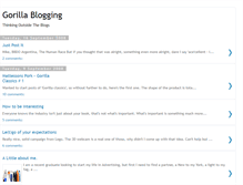 Tablet Screenshot of gorillablogging.blogspot.com