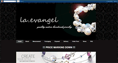 Desktop Screenshot of laevangel.blogspot.com