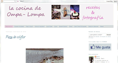 Desktop Screenshot of lacocinadeompa-lompa.blogspot.com