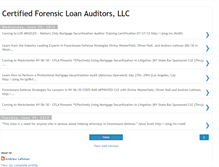 Tablet Screenshot of certifiedforensicloanauditors.blogspot.com