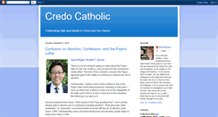 Desktop Screenshot of credocatholic.blogspot.com