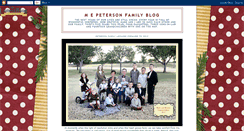 Desktop Screenshot of mepetersonfamily.blogspot.com