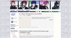 Desktop Screenshot of animevisualkei.blogspot.com