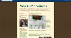 Desktop Screenshot of irishgirlcreations.blogspot.com