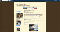 Desktop Screenshot of myknittingbox.blogspot.com