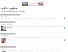 Tablet Screenshot of myknittingbox.blogspot.com