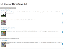 Tablet Screenshot of lilsliceofhometownart.blogspot.com
