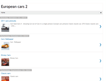 Tablet Screenshot of european-cars-pics2.blogspot.com