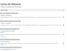 Tablet Screenshot of letrasdevalesania.blogspot.com