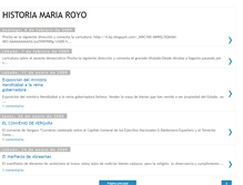 Tablet Screenshot of historiamariaroyo.blogspot.com