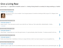 Tablet Screenshot of givealivingrose.blogspot.com