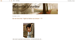 Desktop Screenshot of butterflytraveller.blogspot.com