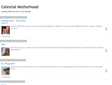 Tablet Screenshot of celestialmotherhood.blogspot.com