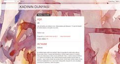 Desktop Screenshot of kadinindunyasindan.blogspot.com
