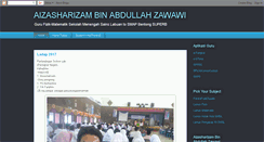 Desktop Screenshot of aizasharizam.blogspot.com