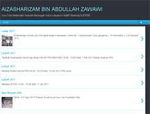 Tablet Screenshot of aizasharizam.blogspot.com