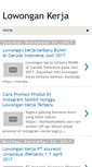 Mobile Screenshot of lowongan-kerja-jobs.blogspot.com