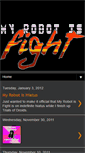 Mobile Screenshot of myrobotisfight.blogspot.com