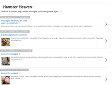 Tablet Screenshot of i-love-my-hamster.blogspot.com