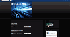 Desktop Screenshot of ibo-business-minded.blogspot.com