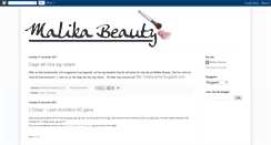 Desktop Screenshot of malikabeauty.blogspot.com