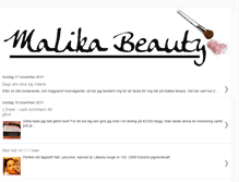 Tablet Screenshot of malikabeauty.blogspot.com