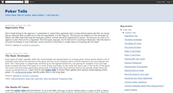 Desktop Screenshot of pokertell-news.blogspot.com