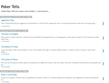Tablet Screenshot of pokertell-news.blogspot.com