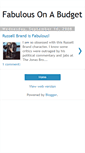 Mobile Screenshot of fabulousonabudget.blogspot.com