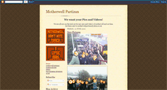 Desktop Screenshot of motherwellpartizan.blogspot.com